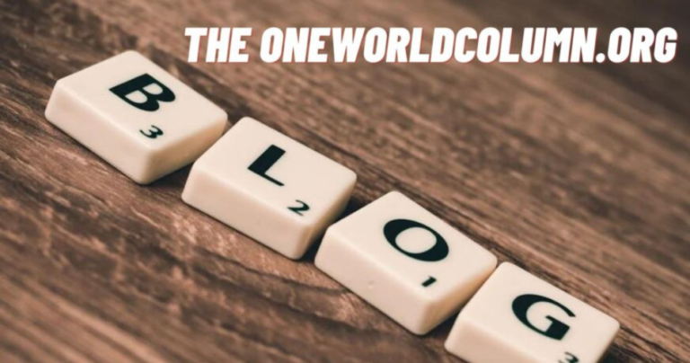 a oneworldcolumn.org blog