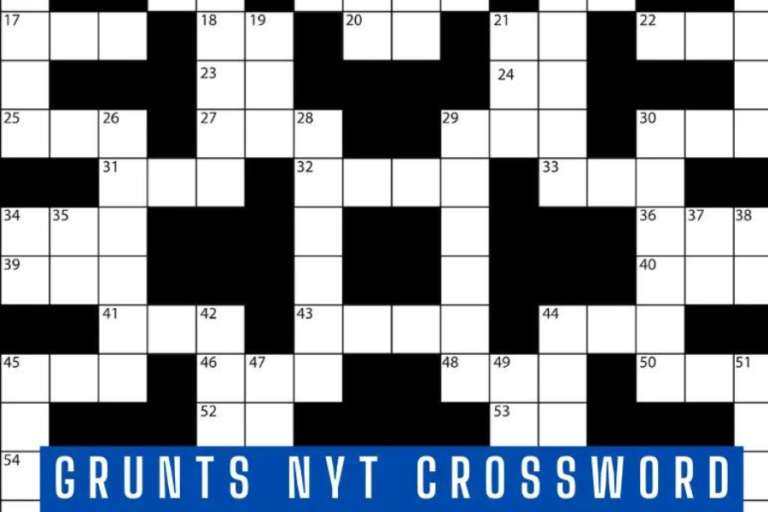 grunts nyt crossword